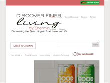 Tablet Screenshot of discoverfinerliving.com